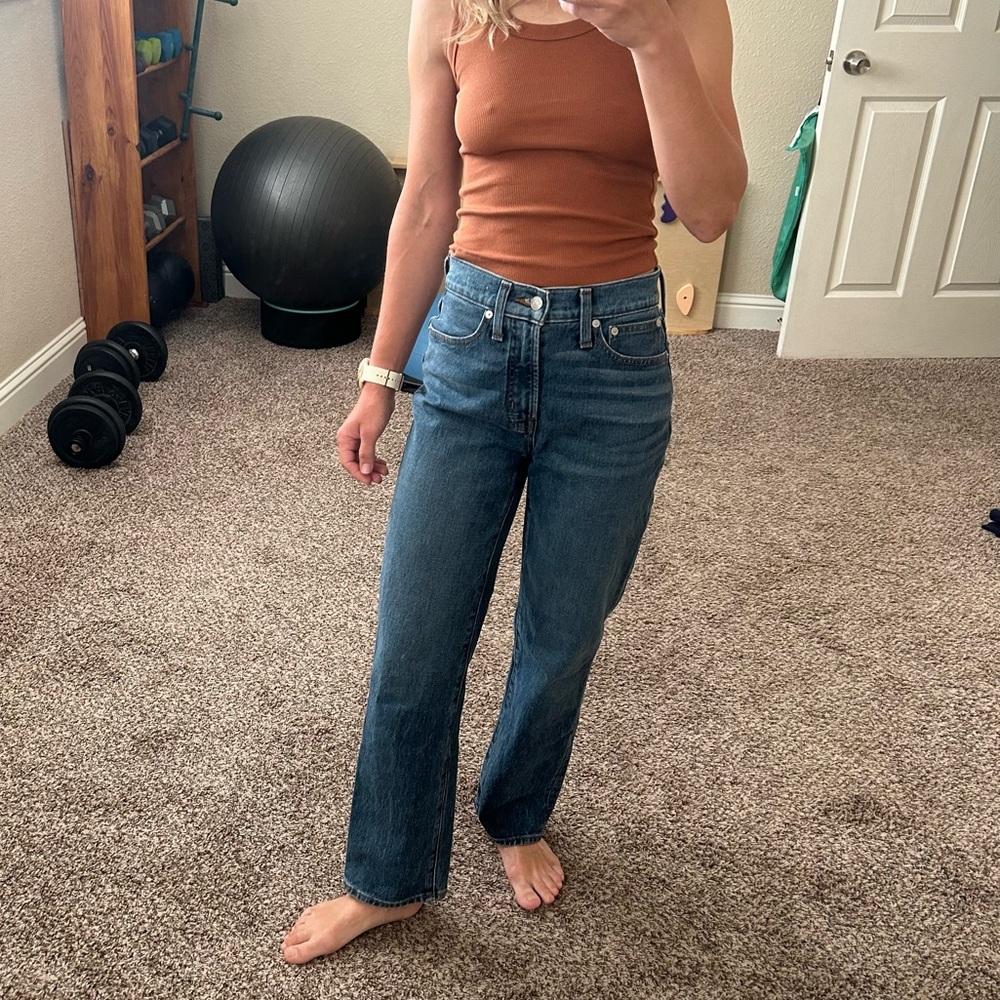 Madewell perfect vintage straight jeans